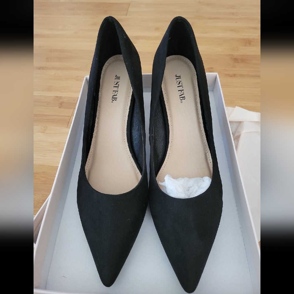 Black Heels by JustFab sz11